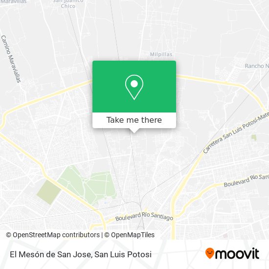 El Mesón de San Jose map
