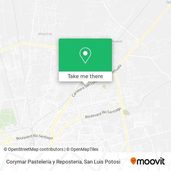 Mapa de Corymar Pastelería y Repostería