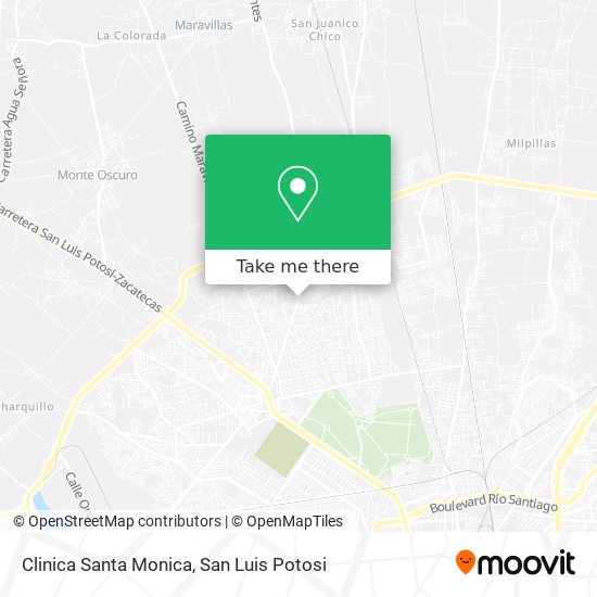 Clinica Santa Monica map