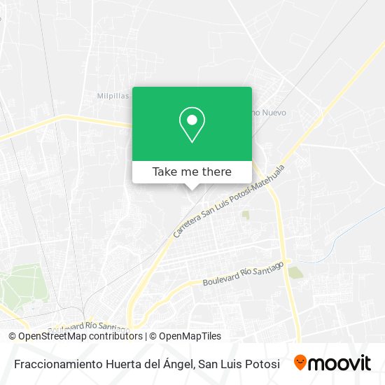 Mapa de Fraccionamiento Huerta del Ángel