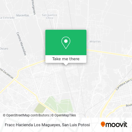 Fracc Hacienda Los Magueyes map