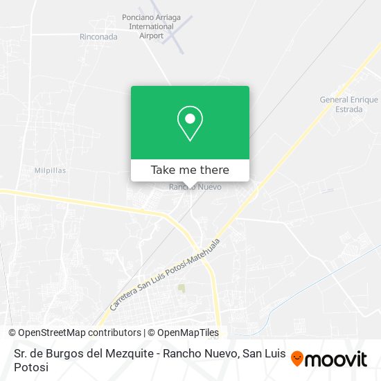 Mapa de Sr. de Burgos del Mezquite - Rancho Nuevo