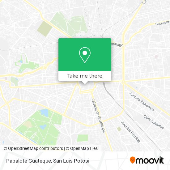 Papalote Guateque map