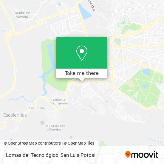 Lomas del Tecnológico map