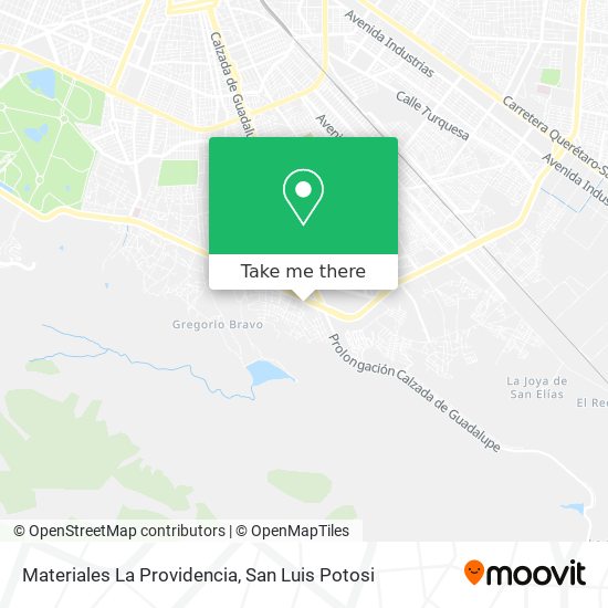 Mapa de Materiales La Providencia