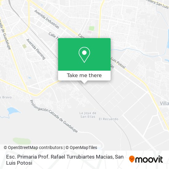 Esc. Primaria Prof. Rafael Turrubiartes Macias map