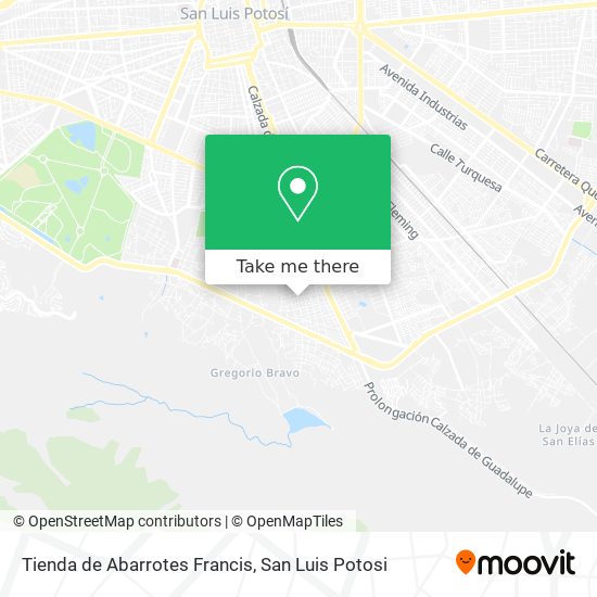Mapa de Tienda de Abarrotes Francis