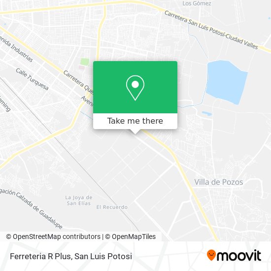 Mapa de Ferreteria R Plus