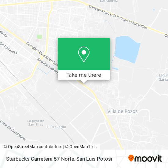 Starbucks Carretera 57 Norte map