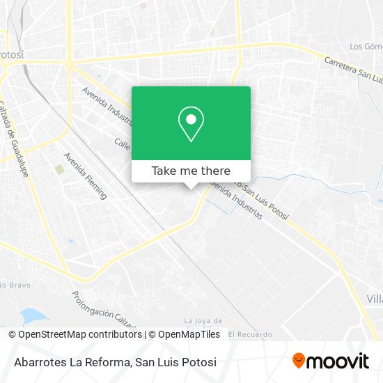 Abarrotes La Reforma map