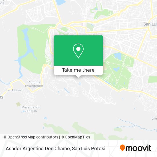 Mapa de Asador Argentino Don Chamo