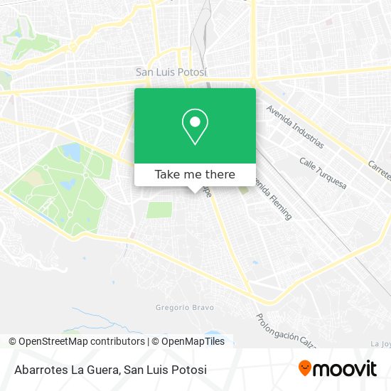 Abarrotes La Guera map