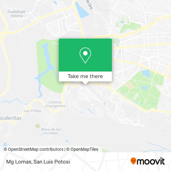 Mapa de Mg Lomas