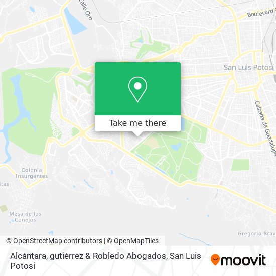 Alcántara, gutiérrez & Robledo Abogados map