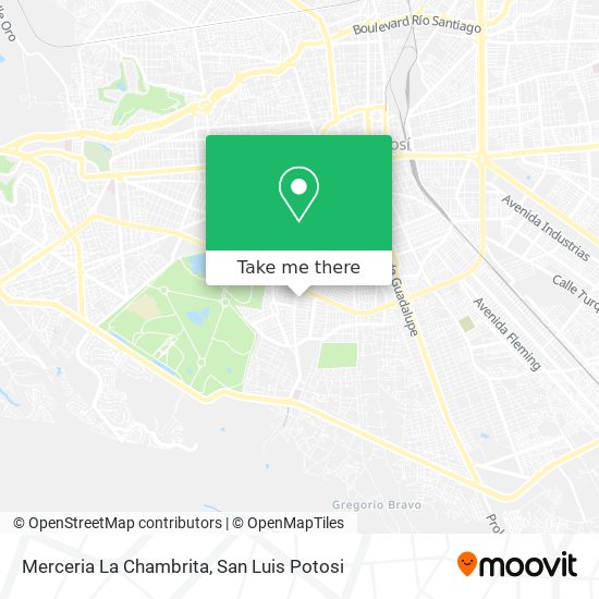 Mapa de Merceria La Chambrita