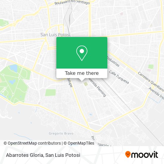 Mapa de Abarrotes Gloria