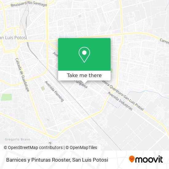 Barnices y Pinturas Rooster map