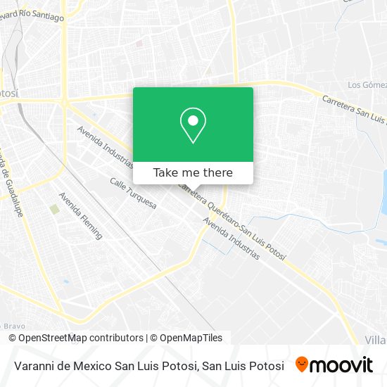 Varanni de Mexico San Luis Potosi map