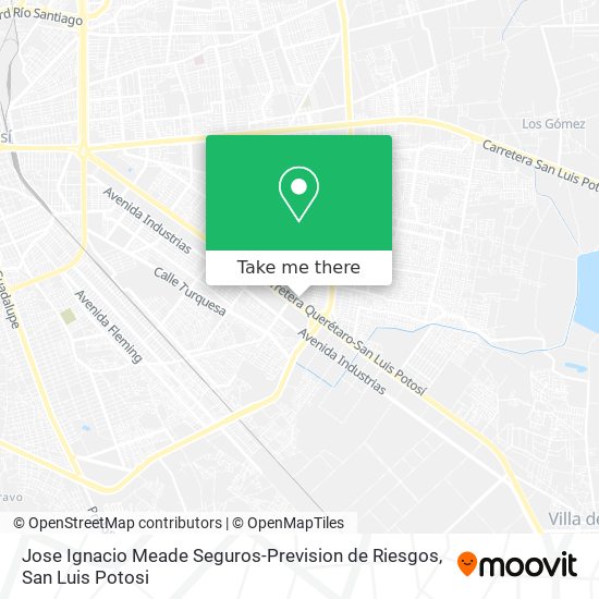 Mapa de Jose Ignacio Meade Seguros-Prevision de Riesgos