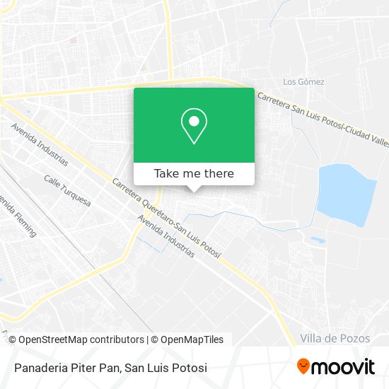 Mapa de Panaderia Piter Pan