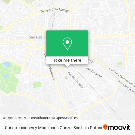 Construcciones y Maquinaria Gonzo map