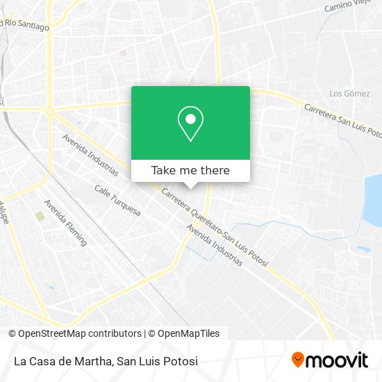 La Casa de Martha map