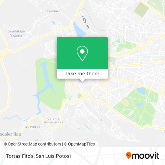 Tortas Fito's map
