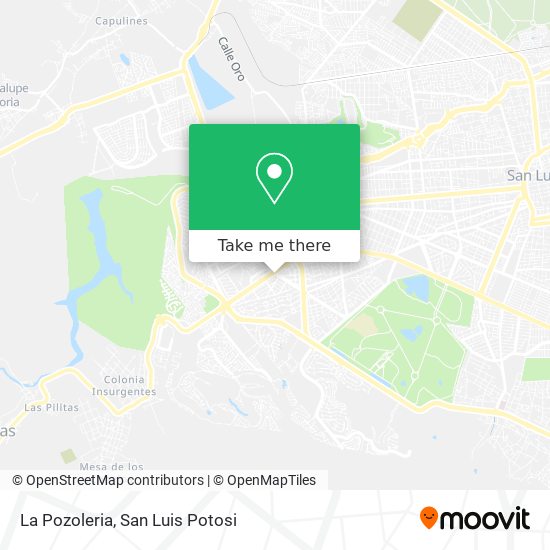 La Pozoleria map
