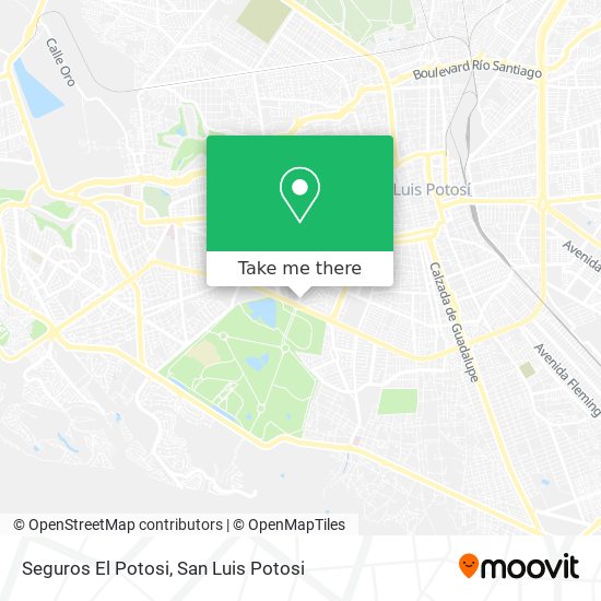 Seguros El Potosi map