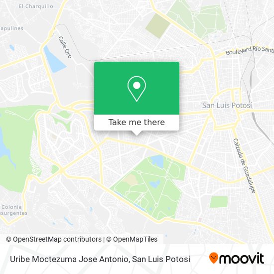 Mapa de Uribe Moctezuma Jose Antonio