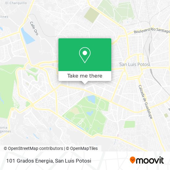 101 Grados Energia map