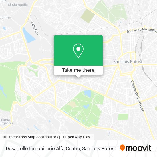 Desarrollo Inmobiliario Alfa Cuatro map