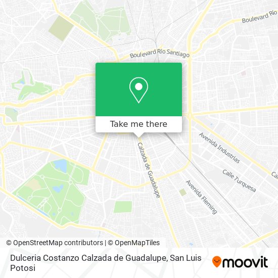 Dulceria Costanzo Calzada de Guadalupe map