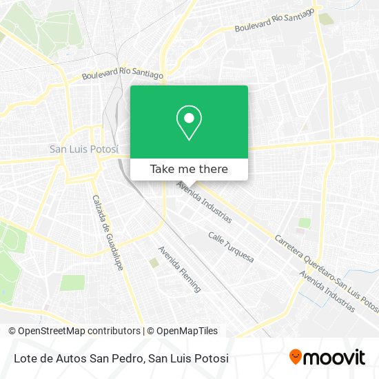Lote de Autos San Pedro map