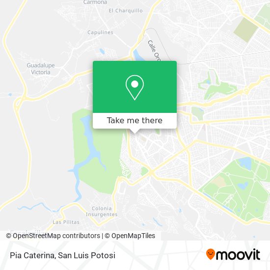 Pia Caterina map