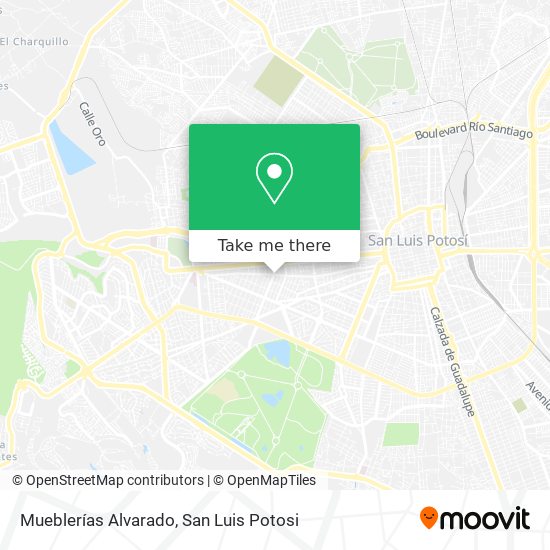 Mueblerías Alvarado map