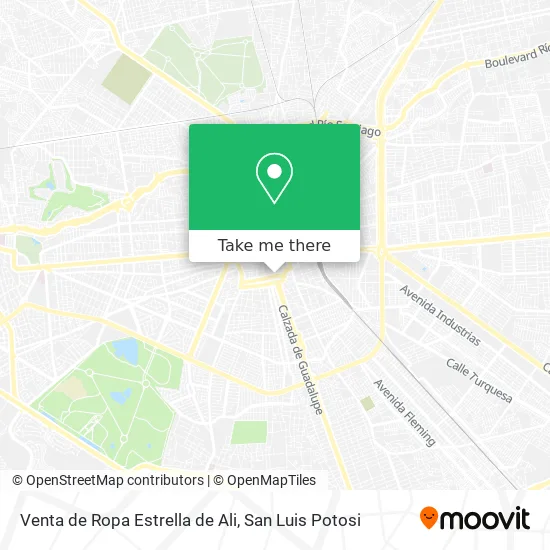 Mapa de Venta de Ropa Estrella de Ali