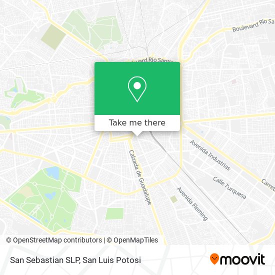 Mapa de San Sebastian SLP