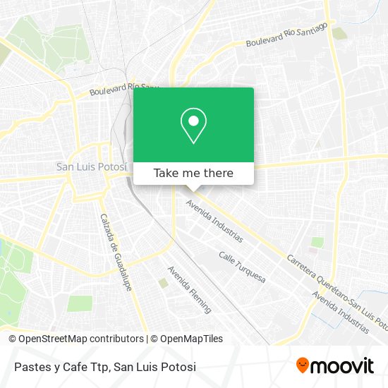 Pastes y Cafe Ttp map