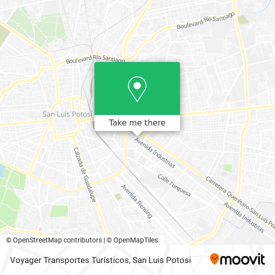 Mapa de Voyager Transportes Turísticos