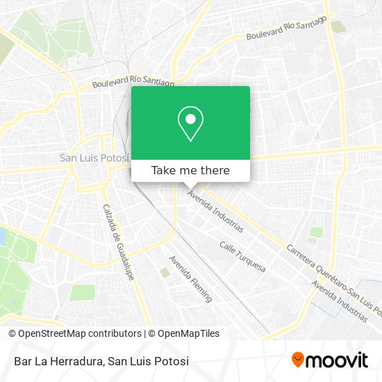 Bar La Herradura map