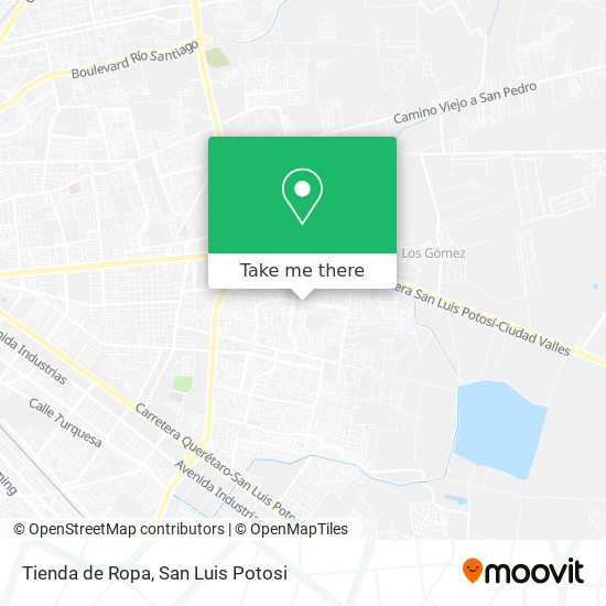 Tienda de Ropa map