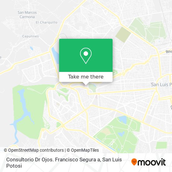 Consultorio Dr Ojos. Francisco Segura a map