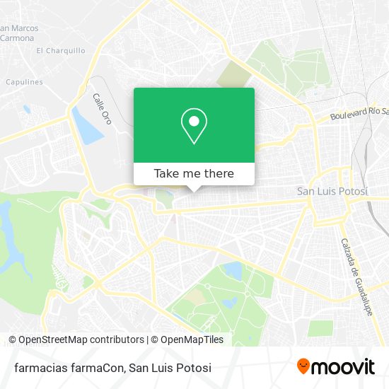 farmacias farmaCon map