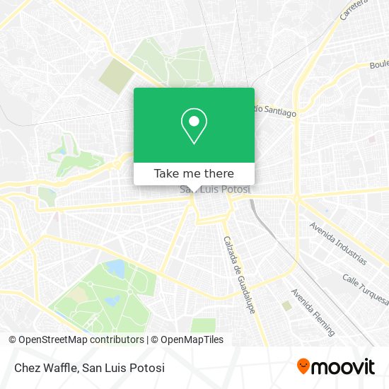 Chez Waffle map