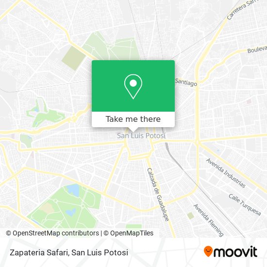 How to get to Zapateria Safari in San Luis Potos by Bus