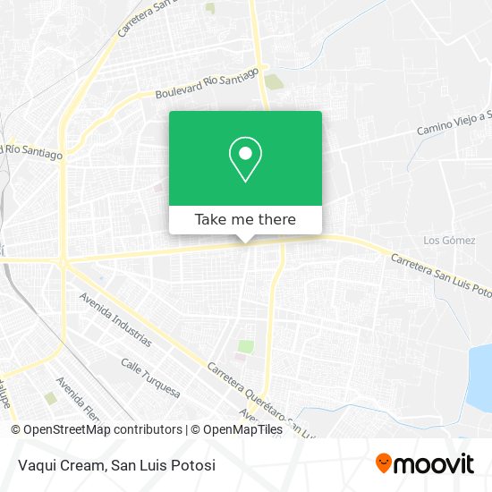 Vaqui Cream map