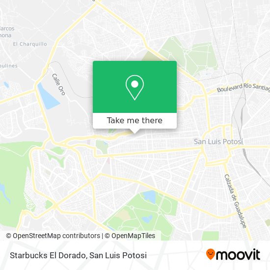 Starbucks El Dorado map