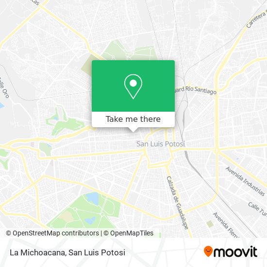 La Michoacana map