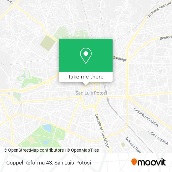 Coppel Reforma 43 map